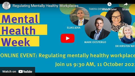 Regulating Mentally Healthy Workplaces